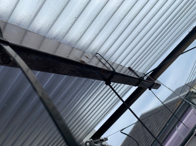 ２階ベランダ波板